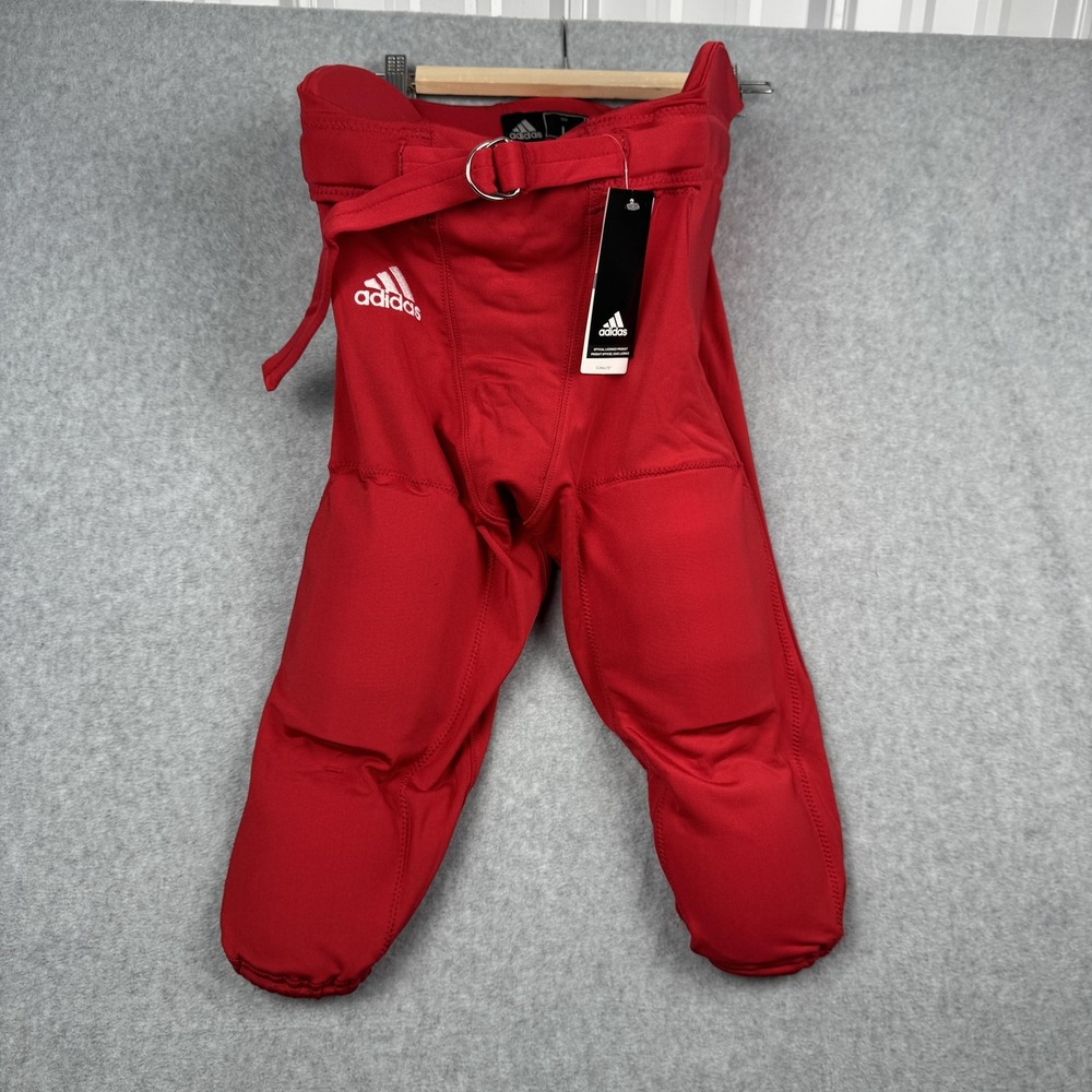 Adidas Integrated Padded Pant Adult Mens Large Power Red 690PA Football NEW